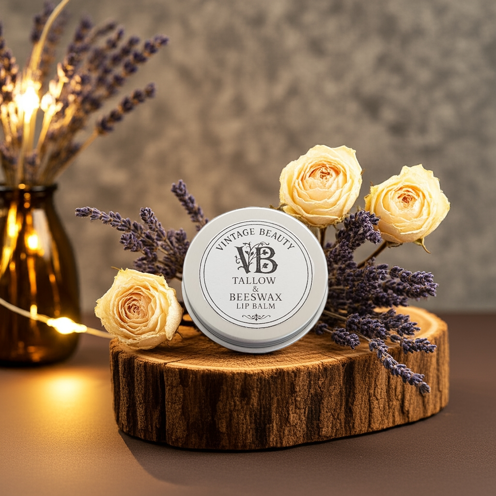 Lip Balm: Tallow & Beeswax