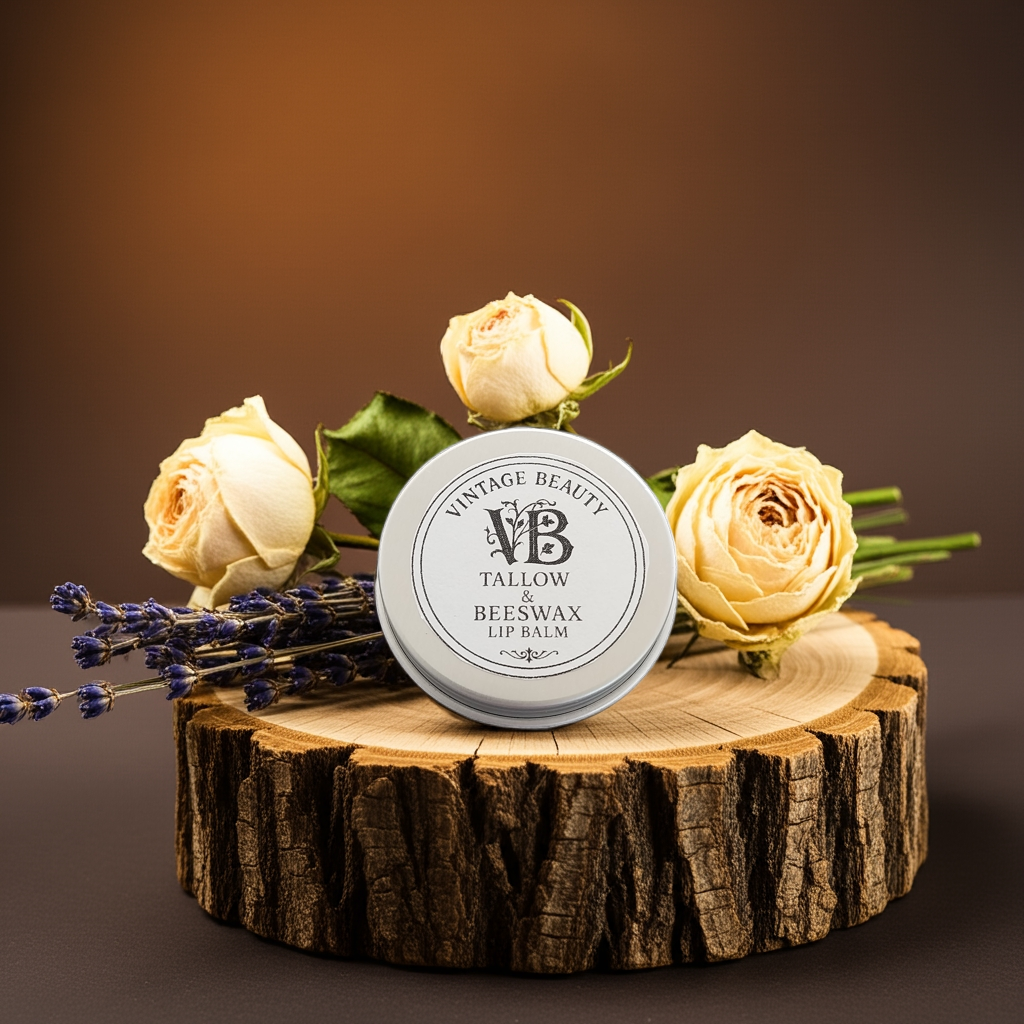Lip Balm: Tallow & Beeswax
