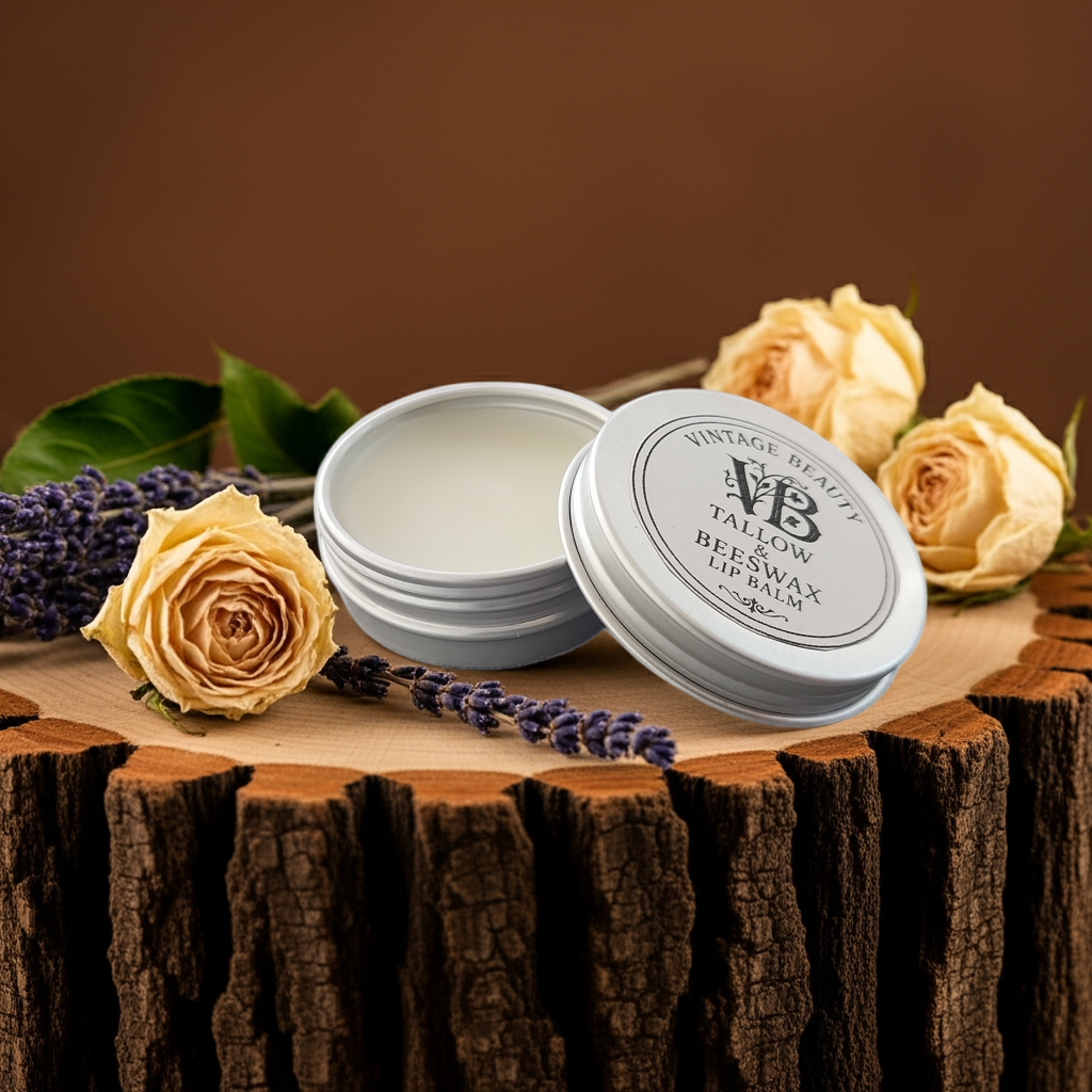 Lip Balm: Tallow & Beeswax