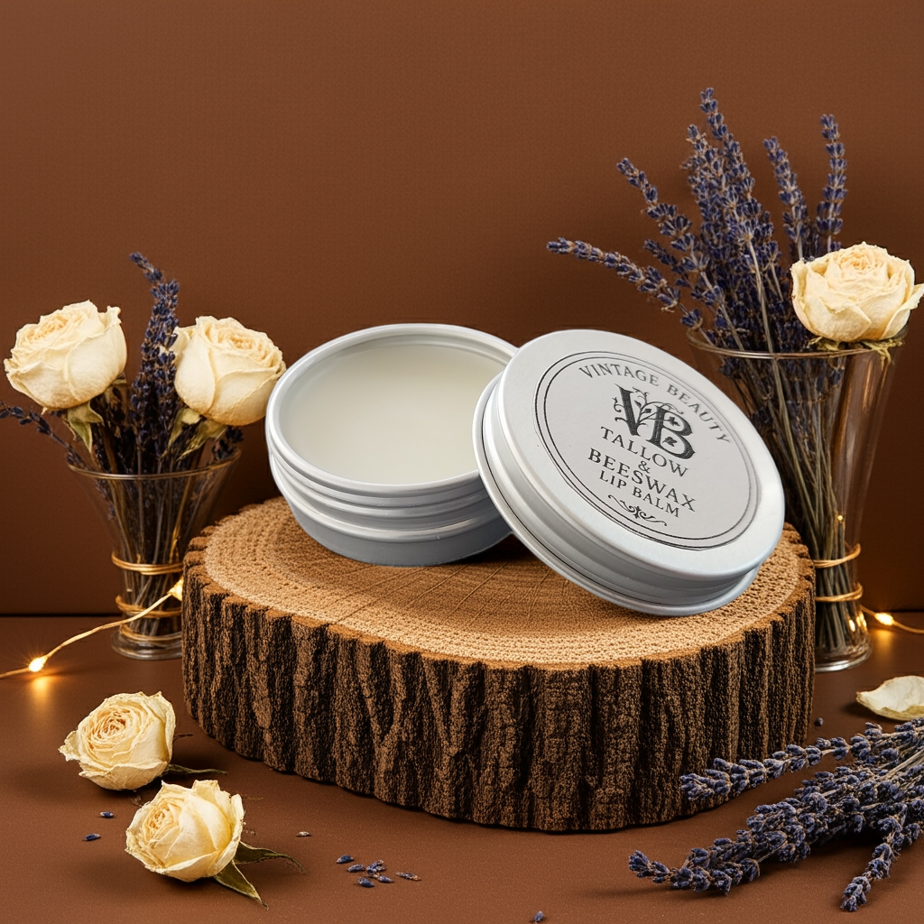 Lip Balm: Tallow & Beeswax